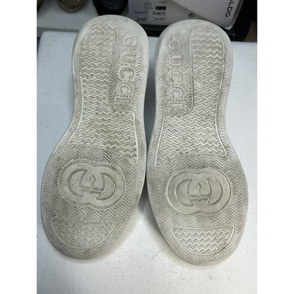 Gucci Trainers Sneaker Chunky GG Web Shoes Leather White Mens 9.5G / 10 US Mens main image 8